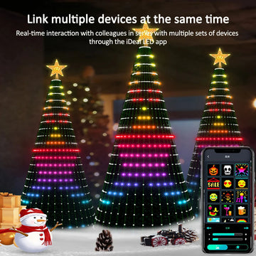 Christmas Tree Toppers Lights Multicolor Fairy LED